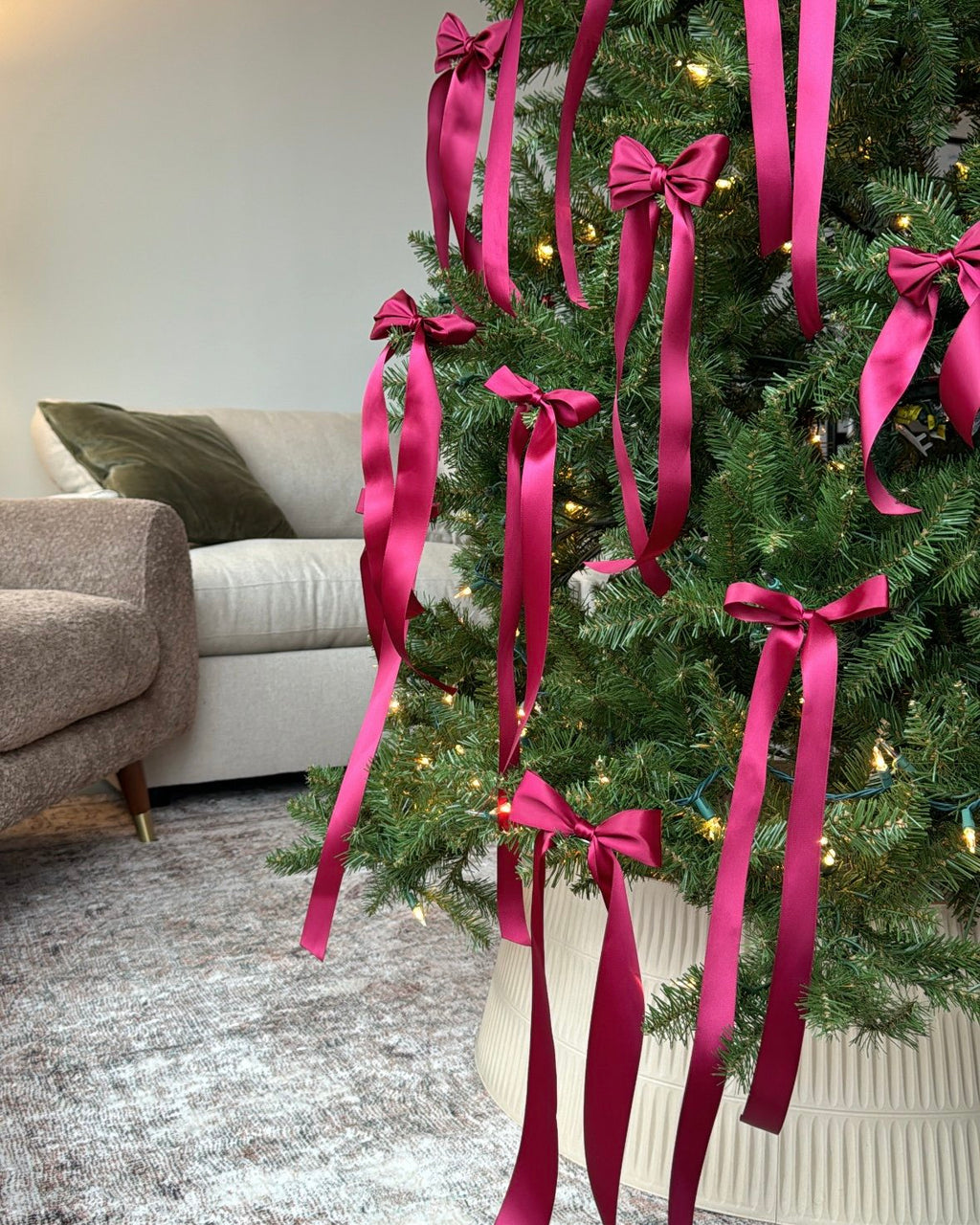 Satin Clip-On Bows