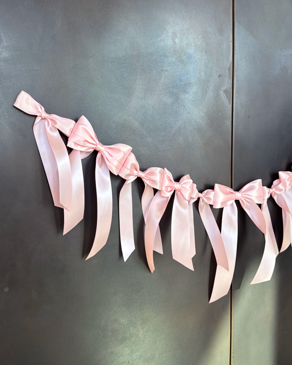 Satin Bow Garland