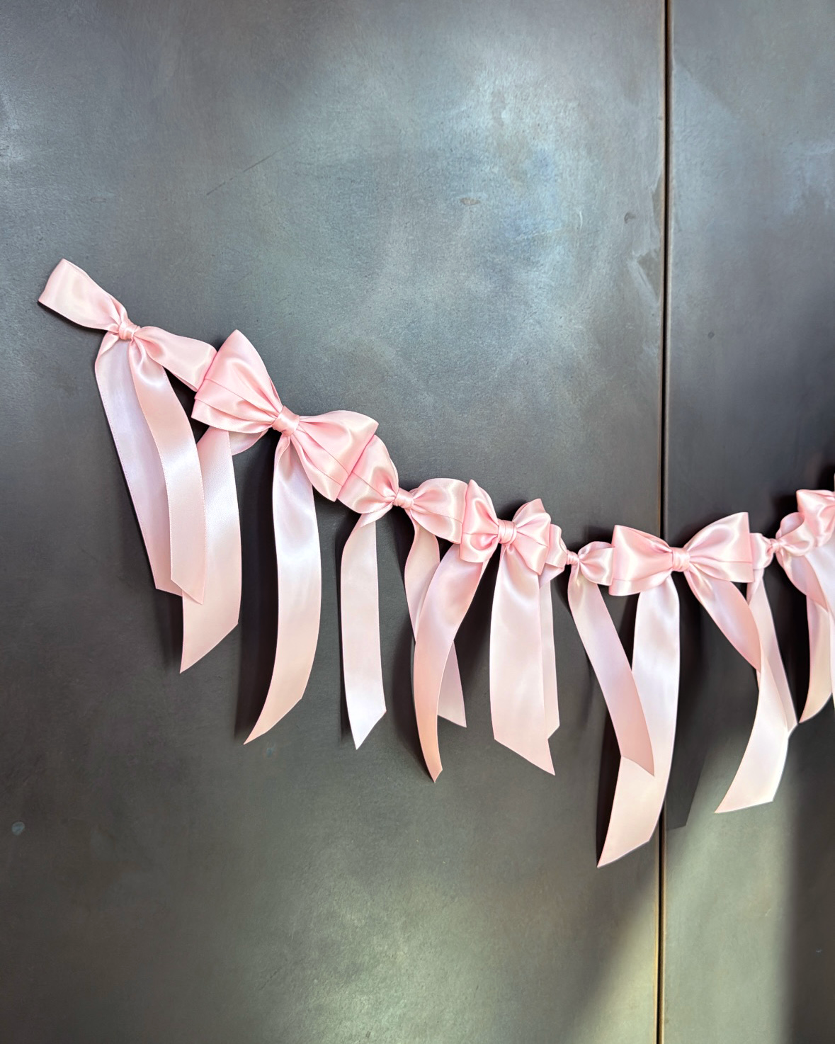 Satin Bow Garland