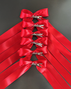 Satin Clip-On Bows