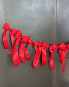 Satin Bow Garland