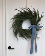 Velvet Clip-On Wreath Bow