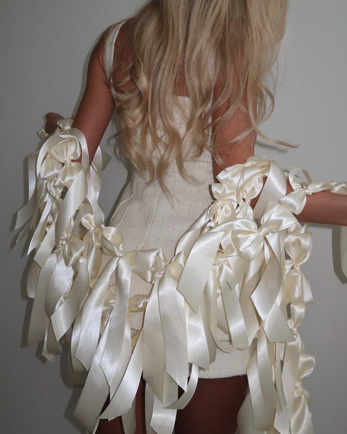 Satin Bow Garland
