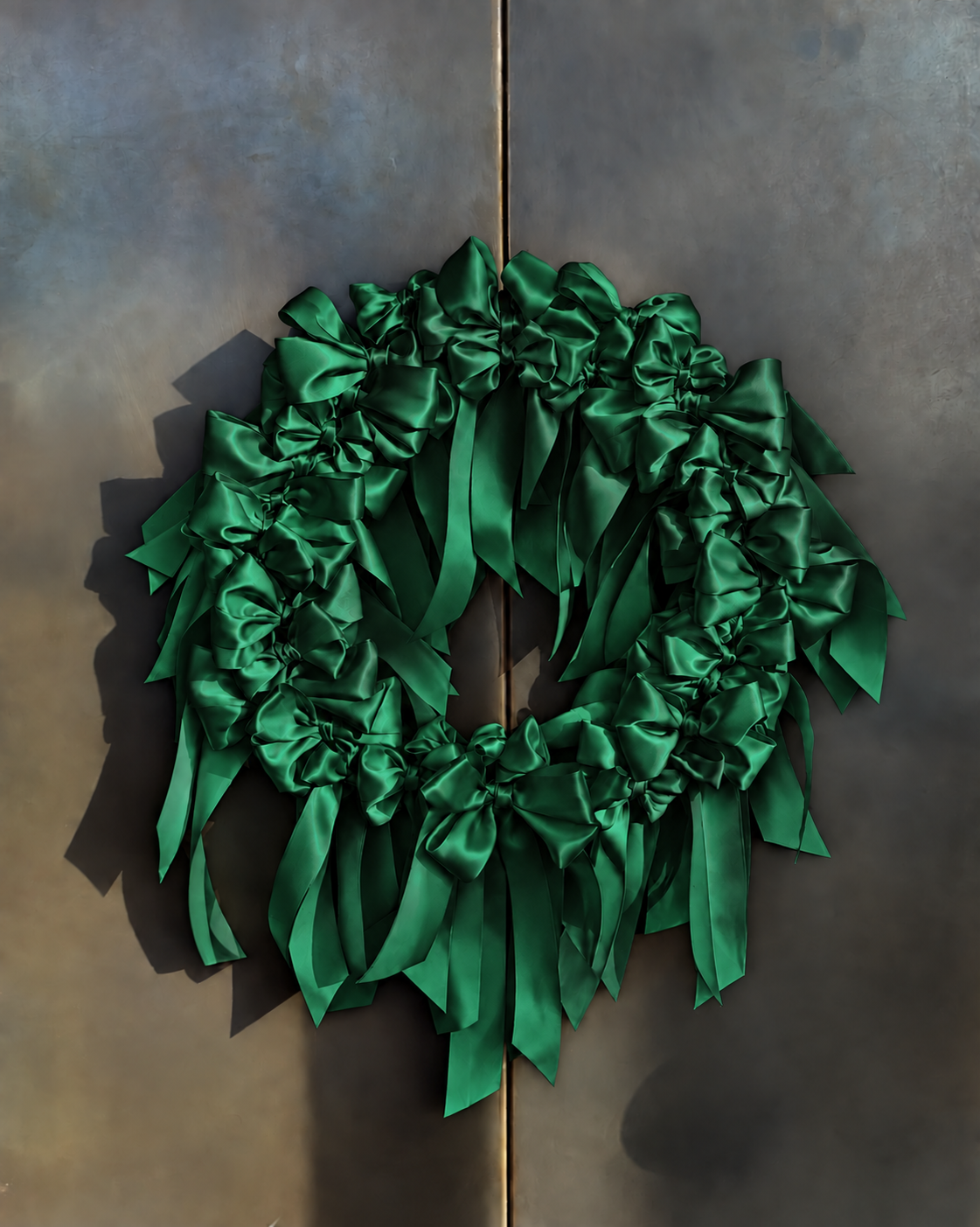 Satin Bow Wreath