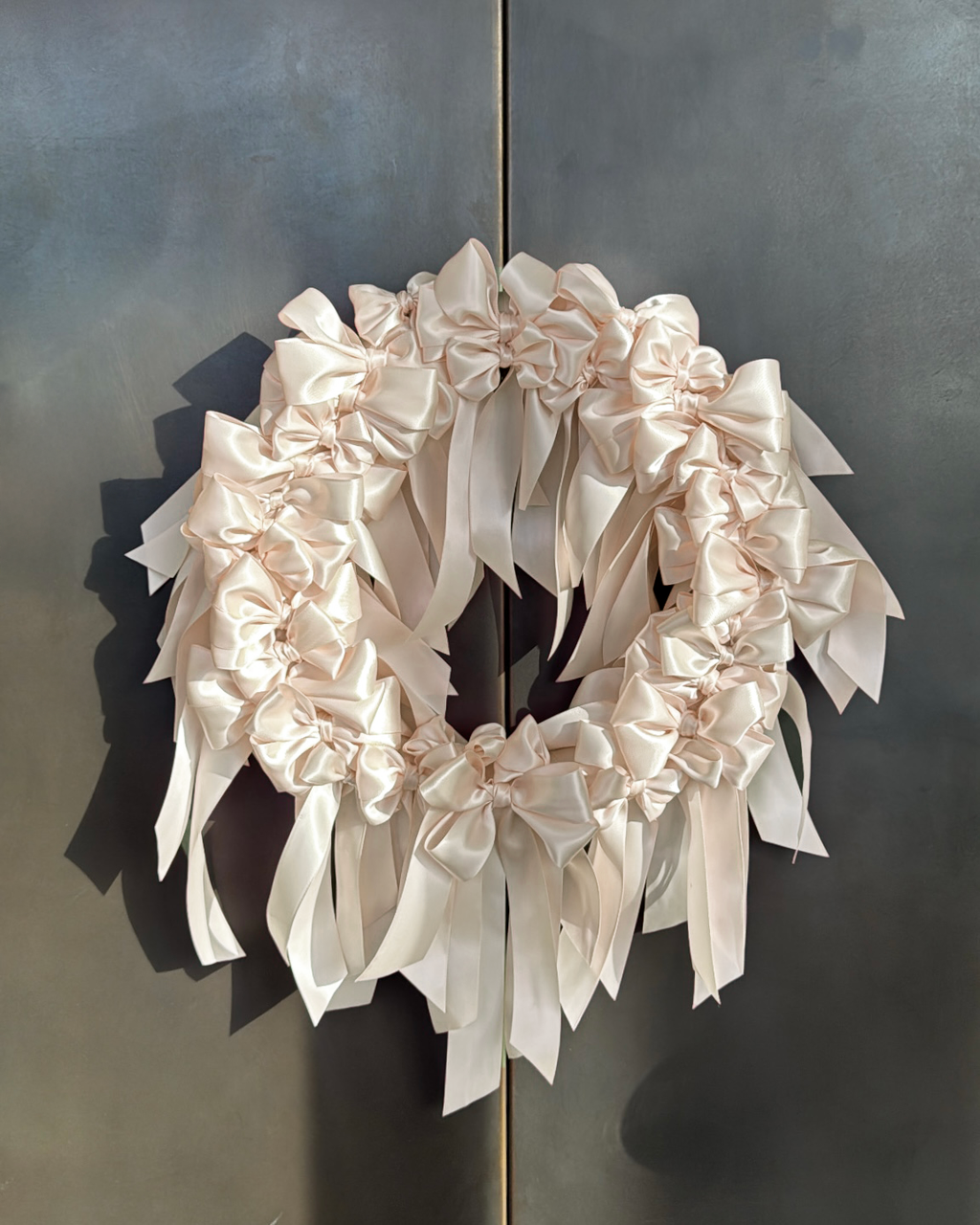 Satin Bow Wreath