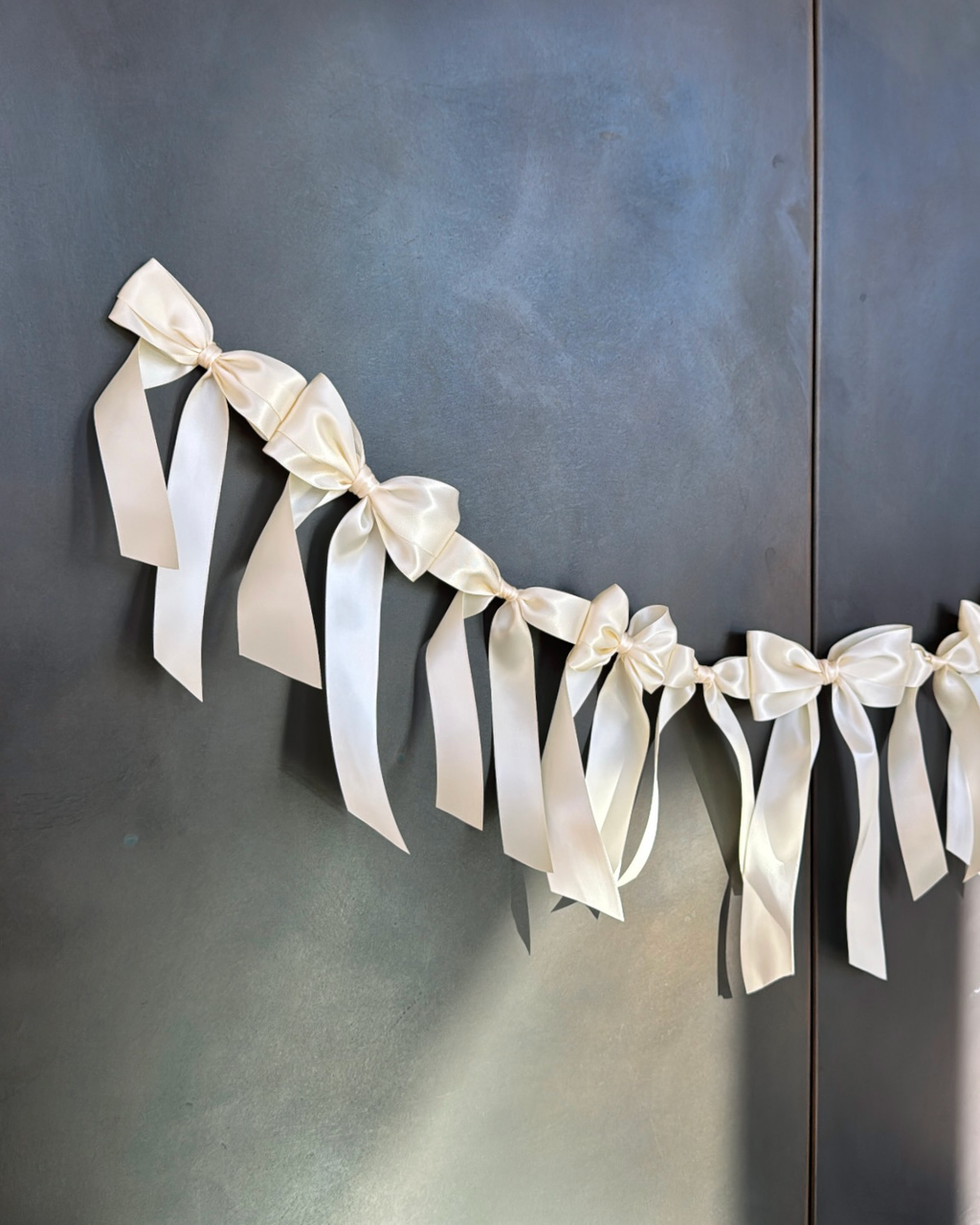 Satin Bow Garland