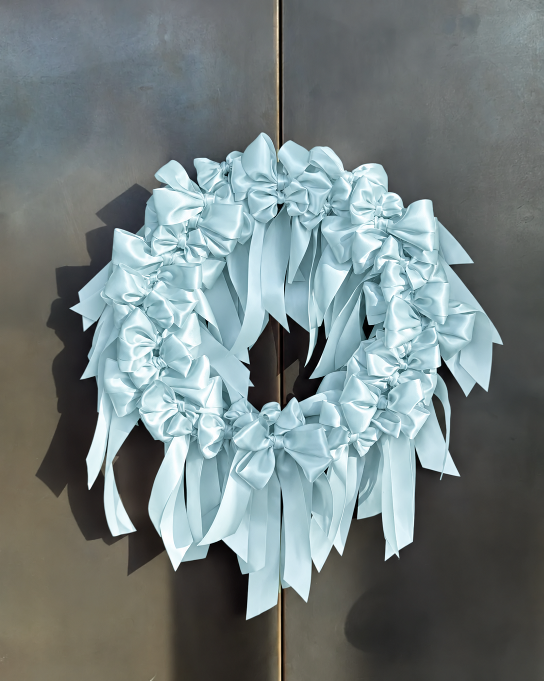 Satin Bow Wreath