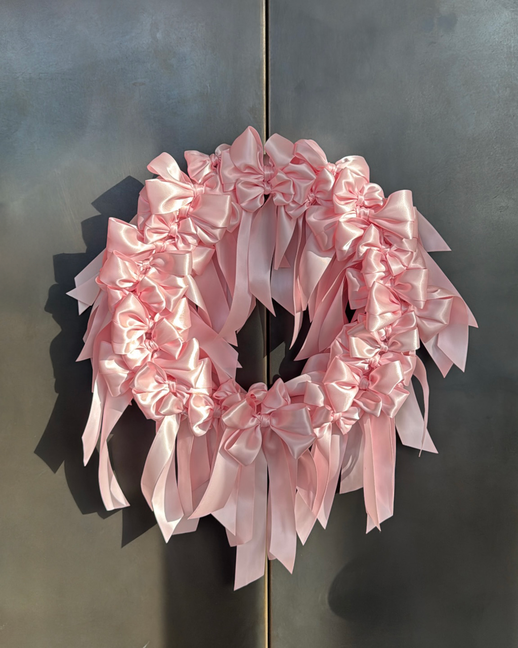 Satin Bow Wreath