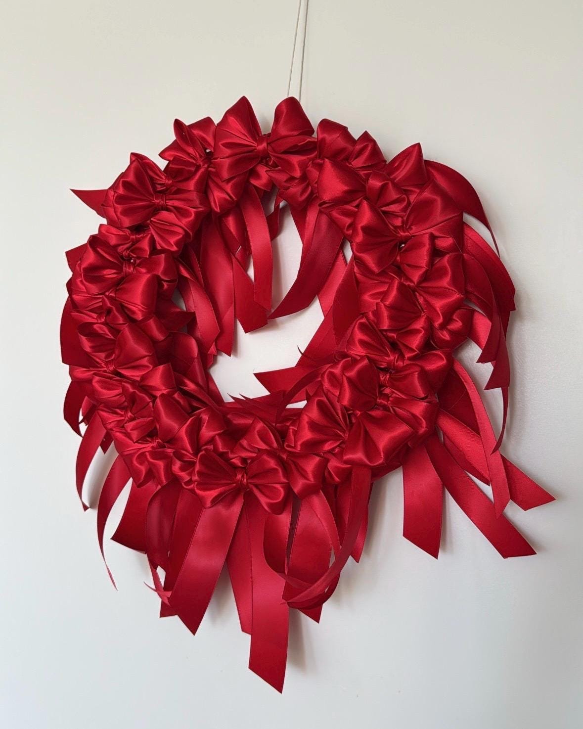 Satin Bow Wreath