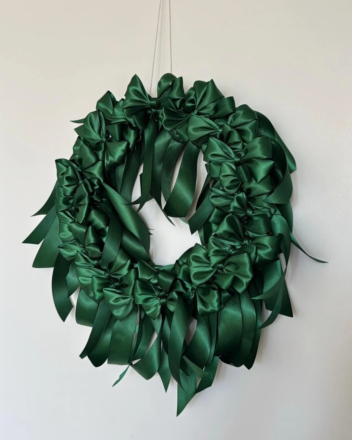 Satin Bow Wreath