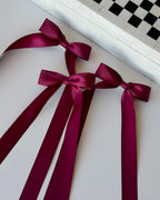 Satin Clip-On Bows